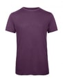 Heren T-shirt Triblend B&C TM055 Heather Purple
